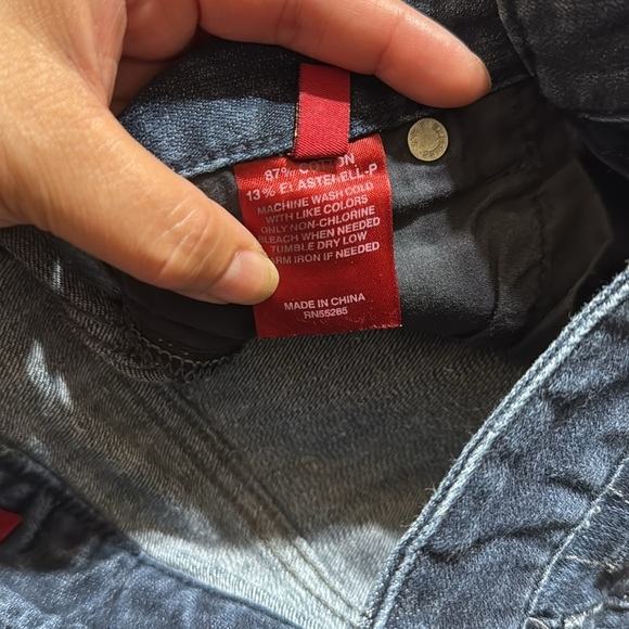 EXPRESS STELLA boot cut Women’s dark wash Blue Jeans Y2K fashion Low rise 0R GuC - Picture 14 of 14